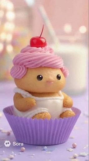 Cupcake Baby ASMR: Magical Feeding Sounds, Nurturing Whimsy & Sweet Comfort