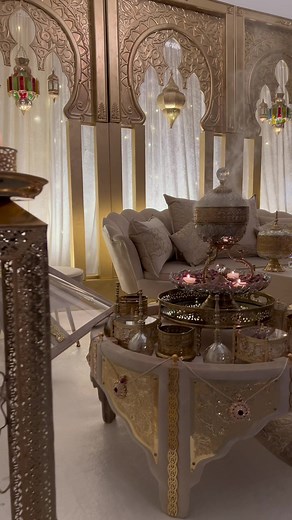 Decoración de boda marroquí con henna