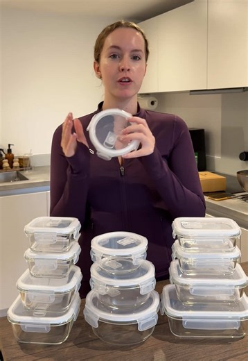 this is your sign to switch to toxic-free glass food containers in 2026 #mealprep #gym #glasscontainers #tiktokmademebuyit
