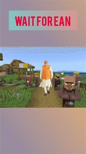 modi ji in Minecraft 🤣 #minecraft