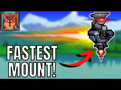 Is this the FASTEST MOUNT in TERRARIA?! (Calamity Mod Draedon Update)