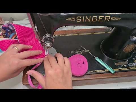 (NEW) fold over elastic binding for bag making instead of bias tape