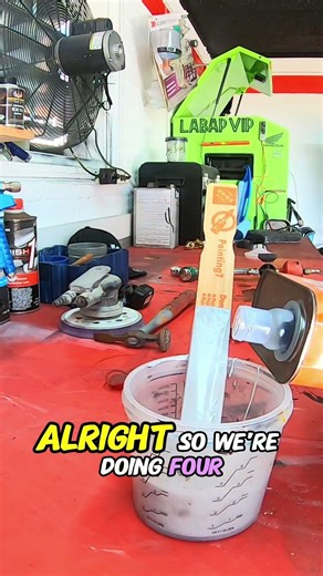 Pro Tip: Mixing 2k High Build Filler Primer (mixing ratios for 1.3 1.4 tip) #2kprimer