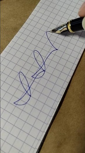 How To Write Calligraphy With A Fountain Pen!