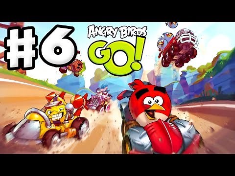 Angry Birds Go! Gameplay Walkthrough Part 6 - Crazy Wrecks! Rocky Road (iOS, Android)