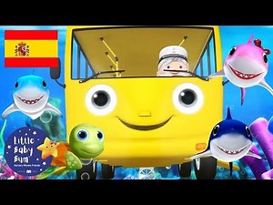 Canciones Infantiles | Las Ruedas del Autobús Bajo el Mar | Little Baby Bum en Español