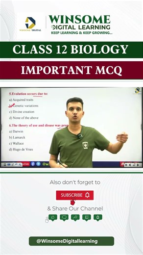 Biology Class 12 Most Important MCQs 🧬🔥 | Must-Do for Board Exams #Shorts