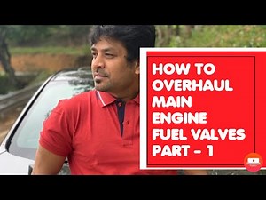 How do they do.. How to overhaul slide type fuel valve for Main engine (ME Engines) ... PART - 1