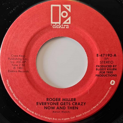 Roger Miller - Everyone Gets Crazy Now And Then