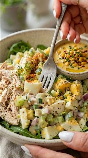 ¡ENSALADA DE HUEVO CON LIMÓN Y ENELDO! 🥚🍋🌿