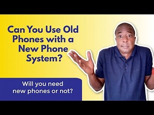Can you use old phones with a new VOIP phone system?