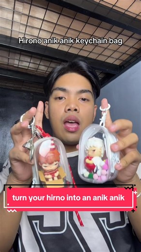 hirono anik anik keychain bag