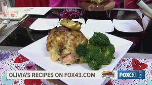 The FOX43 morning team tries Olivia's crab imperial stuffed lobster tail