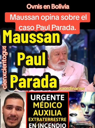 Ovnis en Bolivia,En el podcast conducido por Yohanan Díaz Vargas ( Encuentros Extraordinarios ) el conductor invito al Sr. Jaime Maussan para hablar sobre la esfera de Buga y llegando al final le pregunto que opinaba sobre el caso de Paul Parada y esto fue lo que dijo. #ovnis #uap #maussan #paulparada #ufologia @tiktok en español
