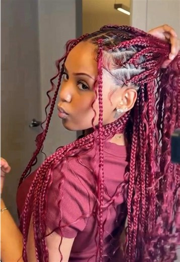 How to Get Those Effortlessly, Flowy Boho Braids(Tutorial Below) #protectivestyles #hairtutorial #blackgirlmagic #bohobraids #longhairstyles