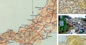 The evolution of the A30 in Cornwall from 1675 to today