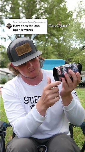 Snuff Cup Can Opener Demo #tobacco #dip #copenhagen #southern #bassfishingismylife #grizzly
