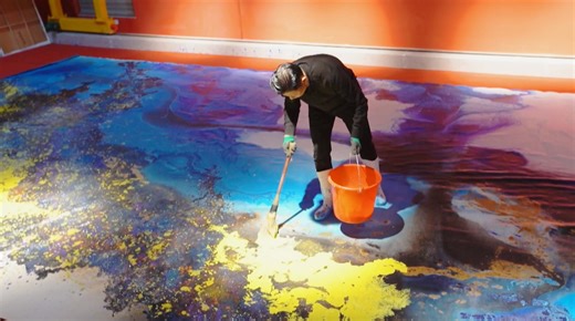 12K views · 85 reactions | Cao Jun is a master at using splash ink and color. During the past decade, living and traveling abroad has made him aware of the differences between Chinese and Western art. And such awareness has empowered his ability to bring forth a perfect marriage of the old and the new. #TheVibe #Artmasters | China Plus Culture | Facebook