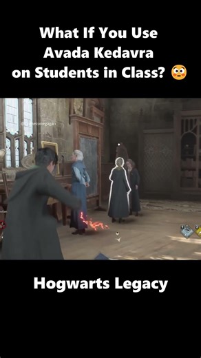 Hogwarts Legacy - What If You Use Avada Kedavra on Students in Class? #hogwartslegacy #2026