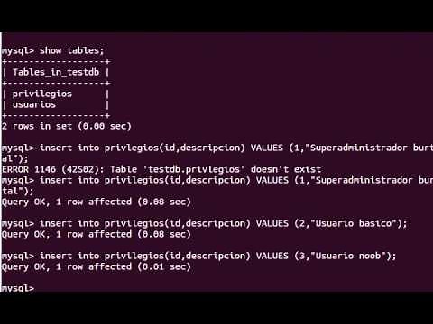 Mysql - Crear tablas - Relacionar tablas - Bases de datos