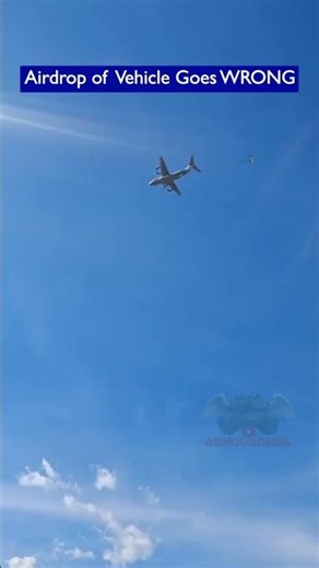 Spanish Army A400M Airdrop Failure With VAMTAC Destroyed Instantly!!