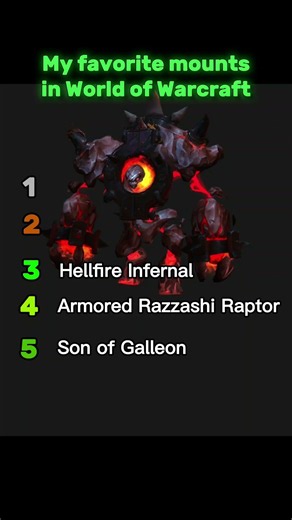 My favorite mounts in World of Warcraft! #worldofwarcraft #gaming #twitch #mounts #contentcreator