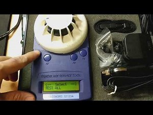 TYCO MX SERVICE TOOL (Optical Smoke and Heat Detector) Tester and Programmer Part 5