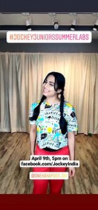 Join in tomorrow with your kids at 5pm for a great dance session with choreographer Sneha Kapoor at Jockey Junior Summer Labs. Chance to win exciting hampers! | Jockey