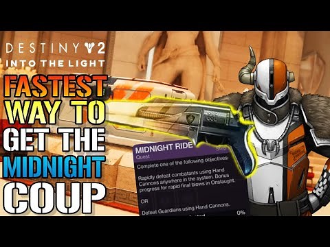 Destiny 2: "Midnight Ride" FULL Quest Guide! FASTEST Way To Get The Midnight Coup