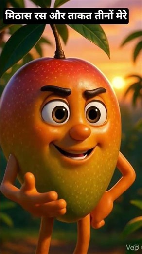Cute Talking Mango 🥭 | Funny AI Animation | Mango Comes to Life!