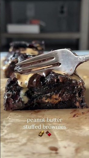 luten Free Peanut Butter Brownies | Fudgy, Gooey & PB Cup Loaded! 🥜🍫