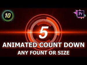 how to make a countdown timer in premiere pro/Premiere Basics/premiere pro tutorial