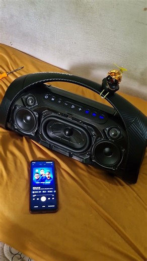 basike rad 134 tocando sem a capa de proteção 💥👑 #som #basike #viral #jbl #sabala