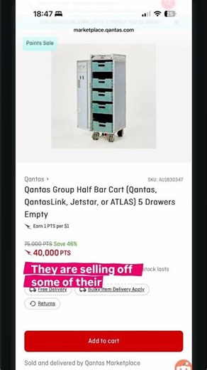 What is happening on Qantas Marketplace?