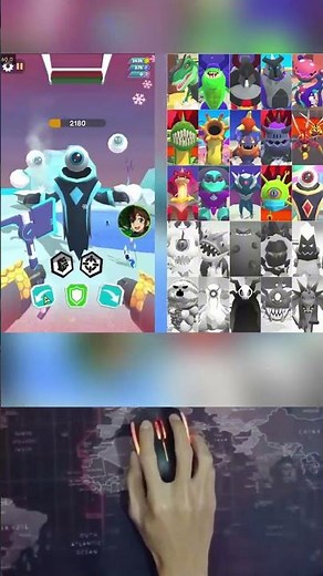 GOD MODE! 🔥 Destroying EVERY Monster Showcase! | Mechangelion Shorts