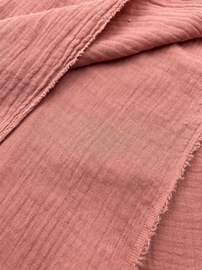 Muslin Fabric, 100% Cotton Crinkle Double Gauze in Blush Pink, Lightweight Sewing Material, Breathable and Soft for Apparel - Etsy