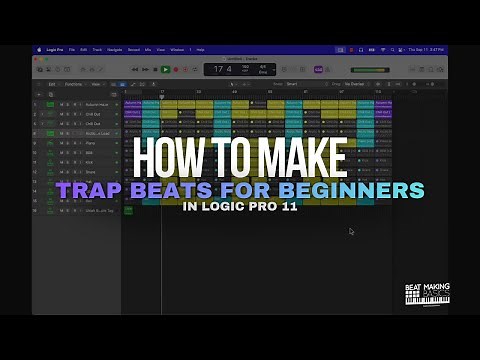 Logic Pro 11 - How To Make Trap Beats For Beginners | Beat Making Basics