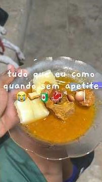 tudo que eu como quando estou sem apetite