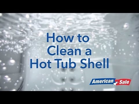 How to Clean a Hot Tub Shell