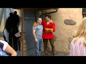 Gaston Meets Guests in Fantasyland at the Magic Kingdom
