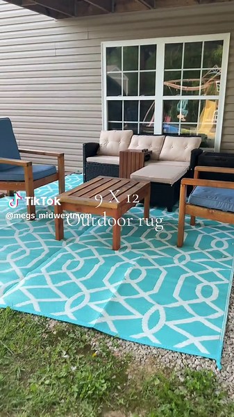 Water-Resistant Outdoor Rug for Camping — Lightweight & Reversible