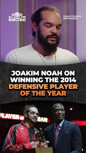 Joakim Noah Reacts To Winning the 2014 NBA Defensive Player Award ❤️ #shorts