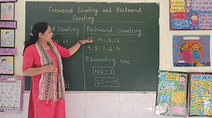 FORWARD COUNTING AND BACKWARD COUNTING ....... 🥰🥰 #maths #math #mathematics #counting #numbers #learning #primaryschool #fb | Primary Teaching Ways