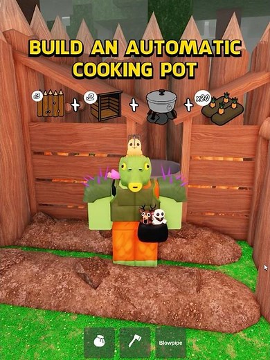 Create an automatic Stew cooker #99nightintheforest #roblox #usa