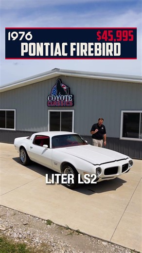What would your reaction be to hearing a 6.0 Liter LS2 in this 1976 Firebird? #musclecars