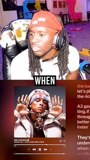 90K views · 2.4K reactions | Kai Cenat Reacts To His Voice On Central Cee Song!  | Successful Celebrity | Facebook