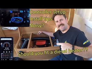 Diesel Heater Caravan Installation Review Settings Adjustments. Jayco Caravans