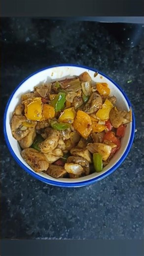 Bell pepper mushroom #healthyfood #food #recipe #mushroom #ytshorts #viral #trending