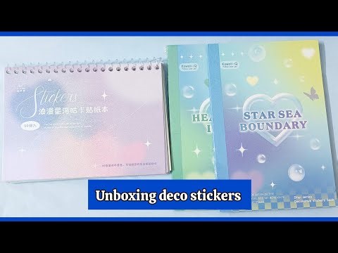 Unboxing Meesho Kawaii stickers