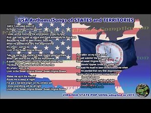Virginia State Pop Song SWEET VIRGINIA BREEZE with music, vocal and lyrics